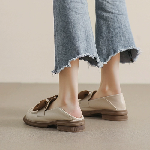 Подходит с юбкой, обувь для кожаной обуви, универсальные туфли на платформе в английском стиле, лоферы