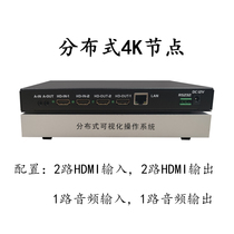 Visual management platform 4K distributed input node distributed processor