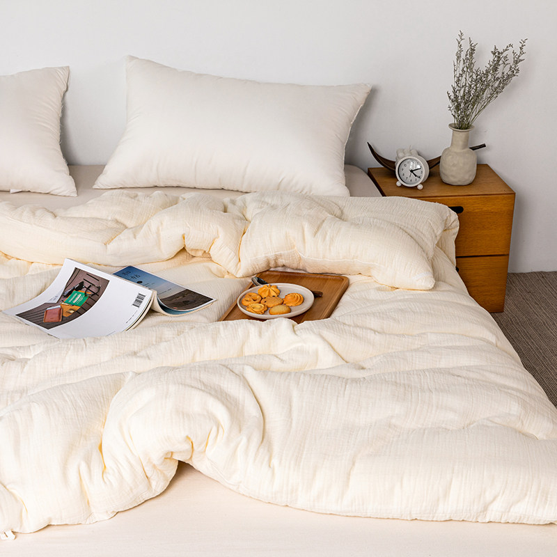 Class A Day Style Double Layer Yarn Hotel Antibacterial Soy Fiber Quilt Core Summer Quilt Spring Autumn Quilt thickened single double winter quilt core