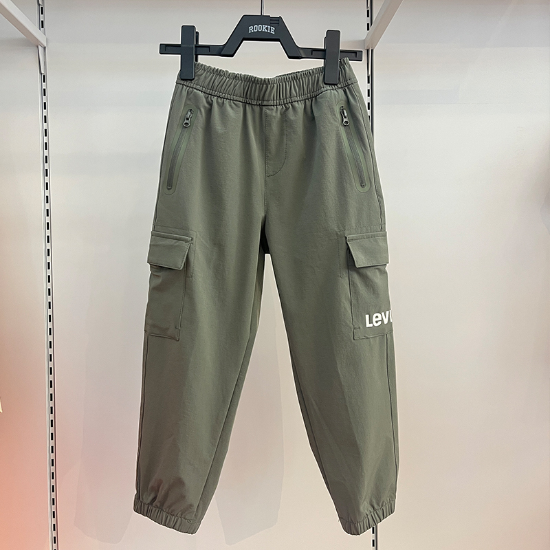 Levi's Children's Clothing 24 Spring Jogger Casual Workwear Quick-Drying Breathable Jogger Pants Lv2412044