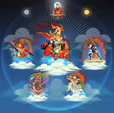 King Gesar's return to the enemy's law