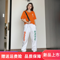Small Sub Casual Sports Suit Womens Summer 2022 New Fashion Nets Red Fried Street Looser TWO SETS