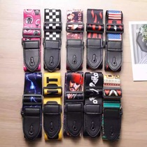 Guitar strap folk guitar strap heat transfer electric guitar shoulder strap breathable and comfortable