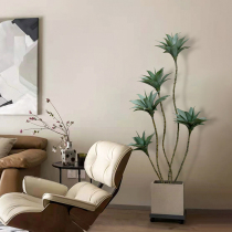 Simulation green planting large indoor living room floor bionic sleeping lotus View potted plants to decorate Nordic Silence Style Plants