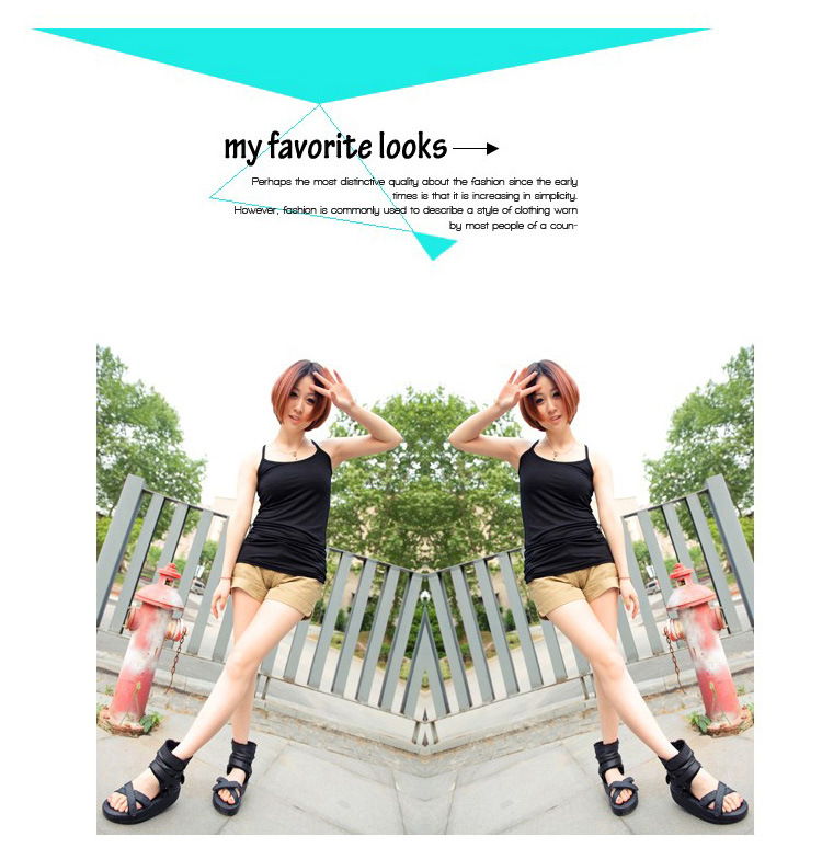 Mùa xuân 2018 sản phẩm mới modal cotton cơ sở vest Y-type halter top cross lady lady áo sát nách