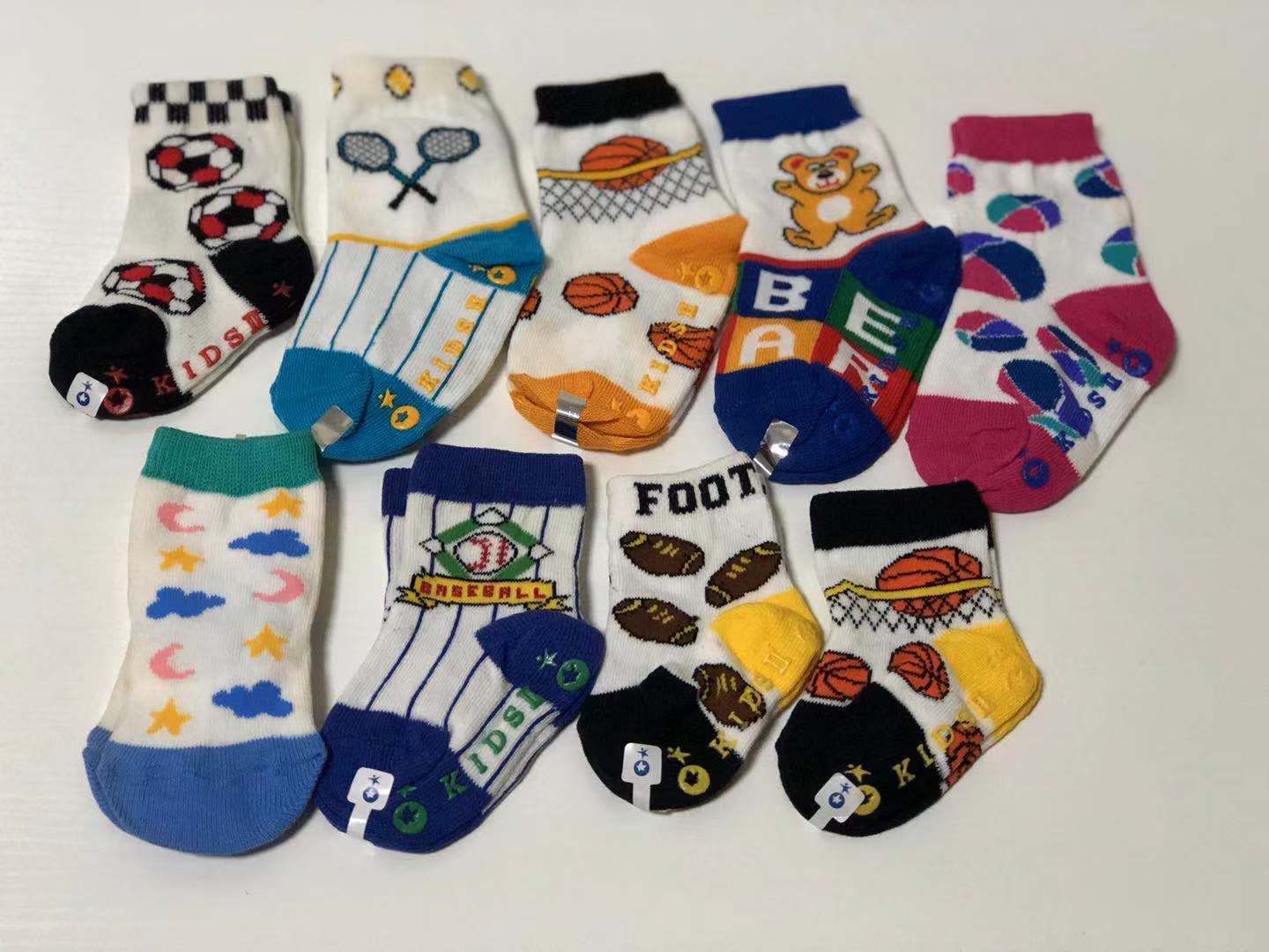 Outer single newborn Spring and Autumn Winter cotton men and women baby socks 0-3 months 0-1 years old