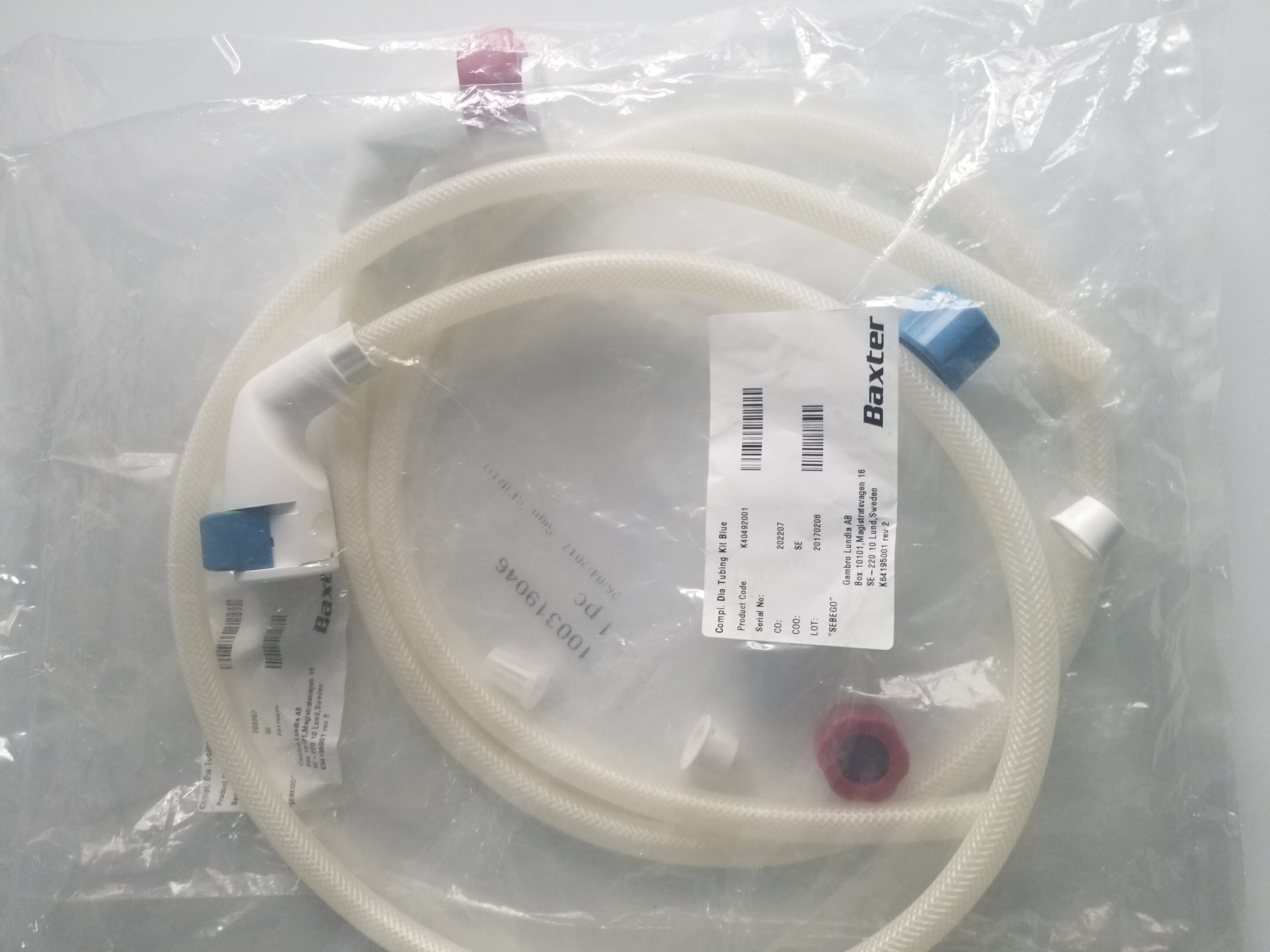 Jinbao Hematographic dialysis machine AK95 96 200us quick joint blue red bypass joint
