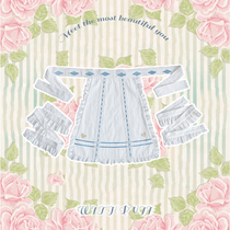  (Light sleep apron)withpuji original design lolita dress Alice detachable spring and summer small apron
