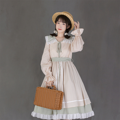 taobao agent [Mianmian OP] Withpuji original design Lolita lightweight daily elegant cotton rural wind