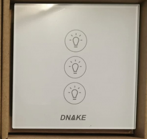 DiNike Smart Home Switch Panel Two-way Touch-Touch Screen Light Switch Panel Control Three-Way Four-Way