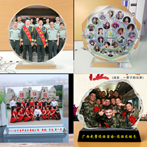 Crystal Photos Swing Terrace Kindergarten Gift Veterans Send War Friends Teachers Classmates Anniversary Party Memorabilia