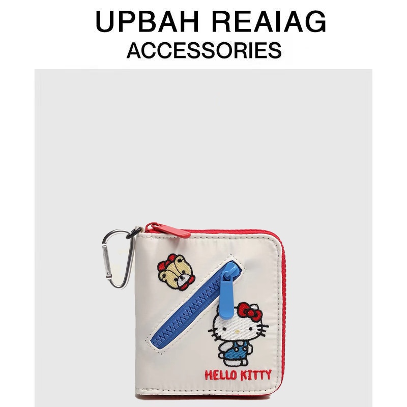 Upbah Reaiag Hellokitty Student Cute Hello Kitty Card Holder Integrated Folding Small Coin Purse Upbah Reaiag Hellokitty Student Cute Hello Kitty Card Holder Integrated Folding Small Coin Purse