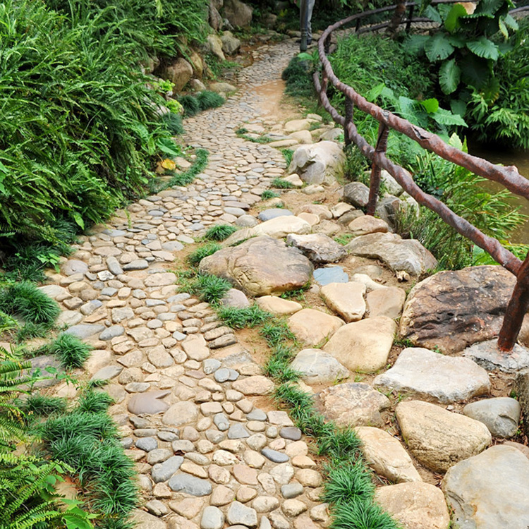 Hangzhou landscaped stone wind landscape stone manufacturer direct selling 20-30cm cobblestone water punching stone natural landscape stone raw stone