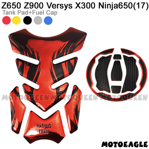适用川崎Z900/Z650小忍者Ninja650摩托车Versys x300油箱贴鱼骨贴