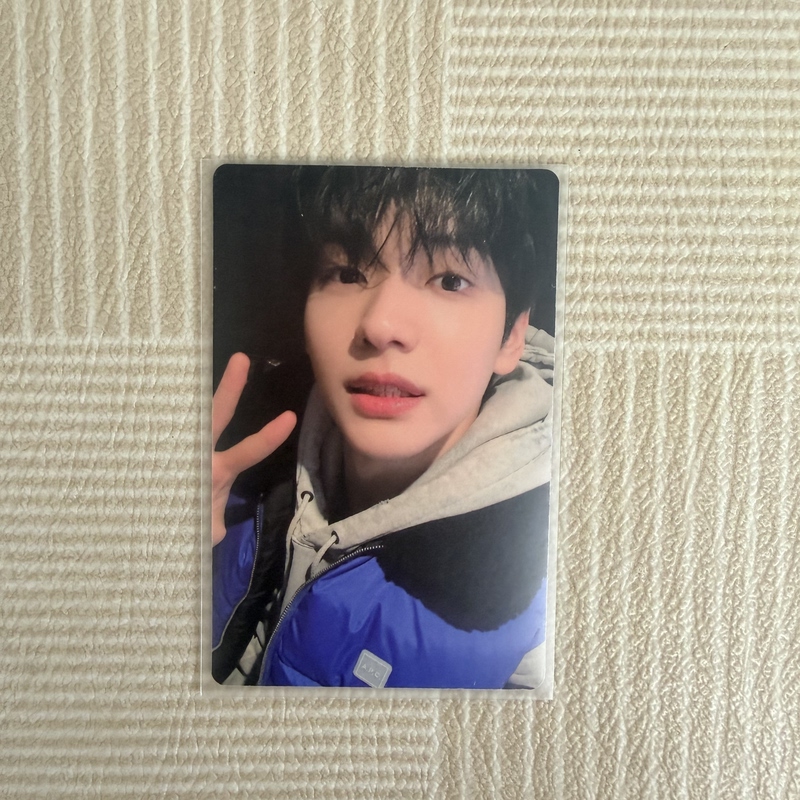 Txt Mini8 Yzy1.0 Choi Soobin Chinese Card Back: "Today's Face Is Not a Joke at All."