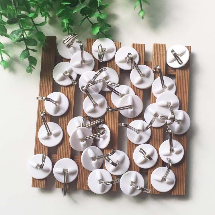 Hanging Decoration Wall-mounted Hook Kindergarten Home Wall Decoration Accessories Tool Viscose Stickhook Powerful Small Sticky Hook-Taobao