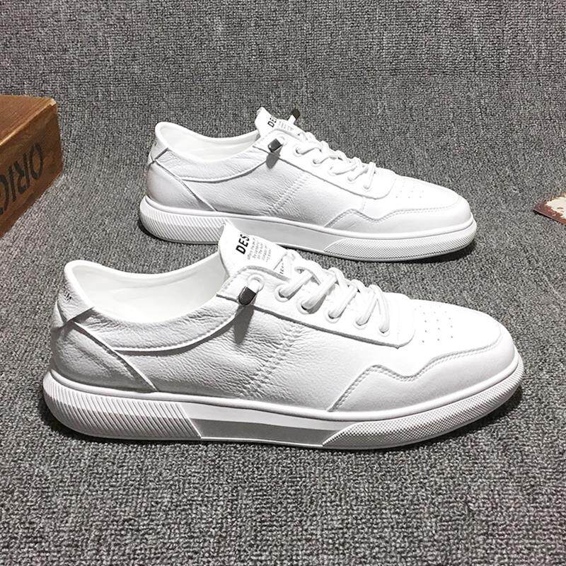 Trendy brand small white shoes men's summer style 2023 new Korean version trendy shoes genuine leather casual shoes board shoes all-match trendy men's shoes