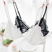 Cô gái không có vòng thép bikini đồ lót áo ngực tụ tập áo ngực nhỏ cảm thấy ren siêu mỏng Pháp đẹp trở lại tam giác cup