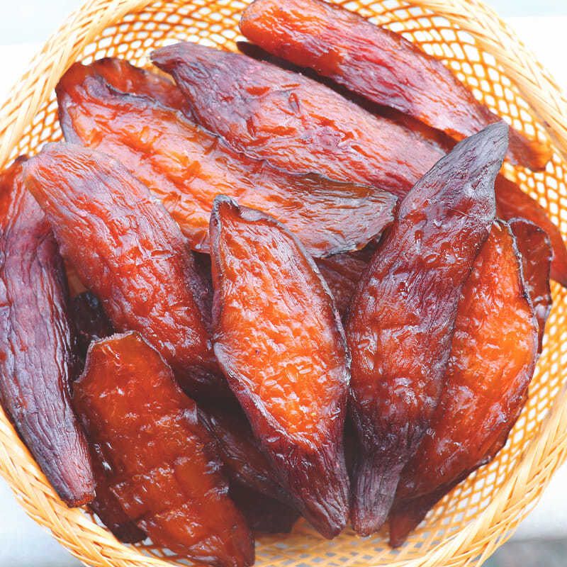 Sweet potato dried with leather small and sweet potato dry soft glutinous no oil Add to the farm the sweet potato dried and dried and the dried ground melon dried