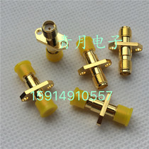 Diamond-shaped SMA-KKF SMA female to female two-hole flange panel fixed RF frequency coaxial adapter 50 Euro