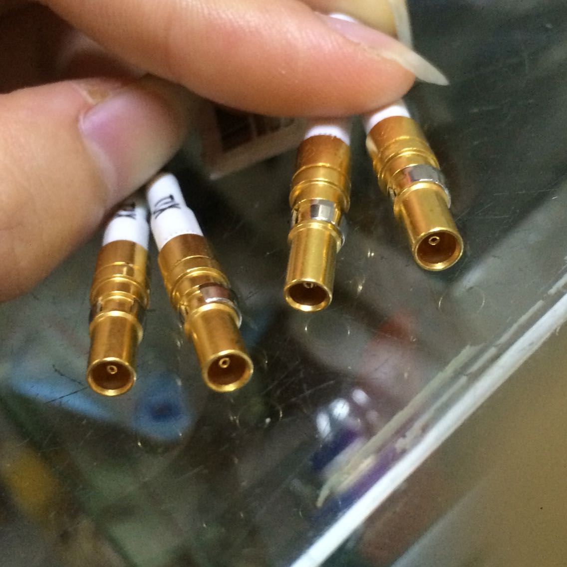 CC4-KK CC4 mother to mother inner hole 75 Euro 2M optical transmitter and receiver extension line two one trillion machine room radio frequency signal coaxial wire-Taobao