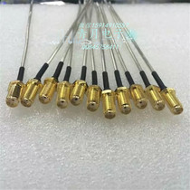 SMA-KB2 RF coaxial cable SMA female single-sided head RG405 half steel wire high frequency metal wire 10CM