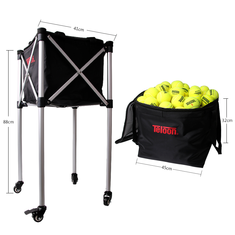 Sky Dragon tennis coach's car pick up the ball picking up the basket can be folded and placed in the rear of the car