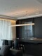 Italian Luce Orizzontale Designer Long Glass Creative Dining Table Island Chandelier