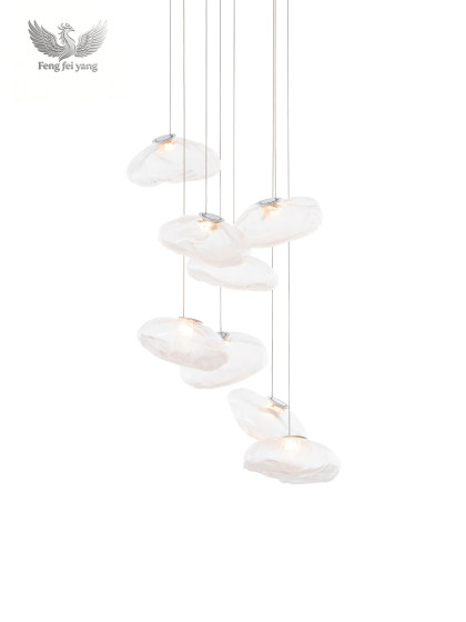 Canadian T73 Designer Chandelier for Restaurant, Villa, Duplex Living Room, Basement, Bedside, Dining Table, Staircase Chandelier
