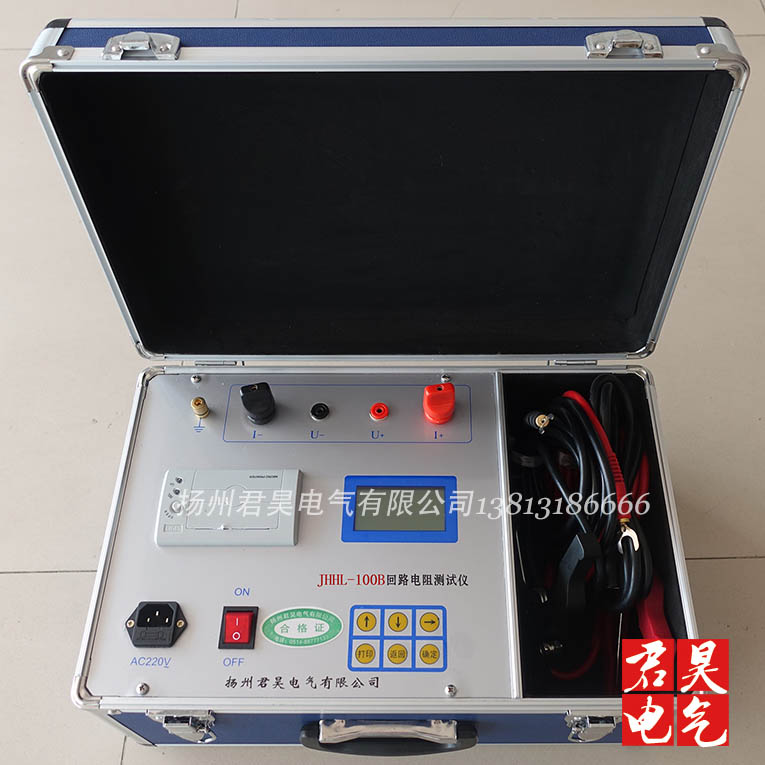 Intelligent Loop Resistance Tester 100A200A Switch Loop Contact Resistance Meter Yangzhou Junhao Electric