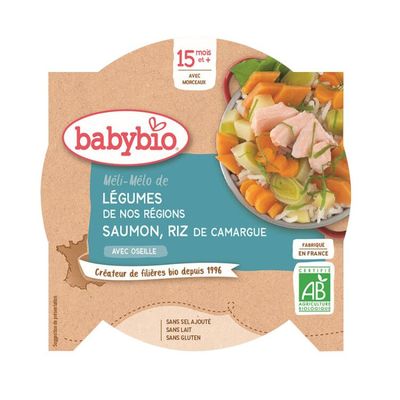 【新品】伴宝乐法国有机牛肉鸡肉三文鱼婴幼儿肉泥宝宝辅食8月+