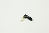 Swiss Newcastle NTP3RC-B small three-core dual channel headphone plug L-type right angle black gold original