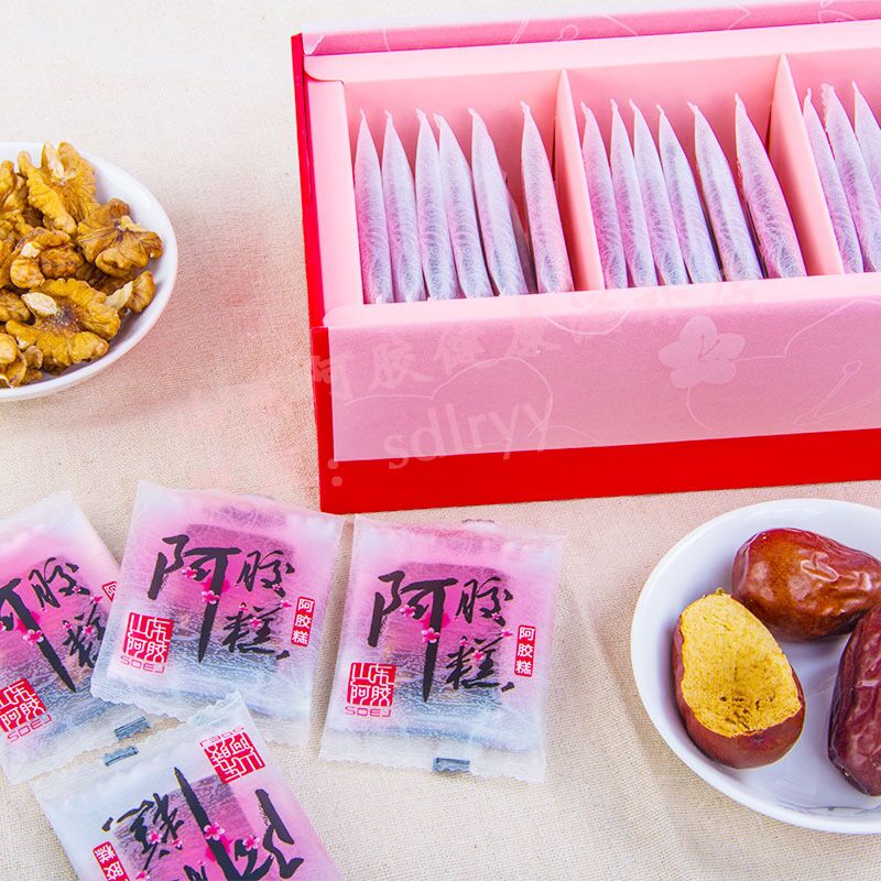 即食阿胶糕即食固元膏东阿正宗礼盒装300g克山东固元糕膏bWbF6cA6_英家券