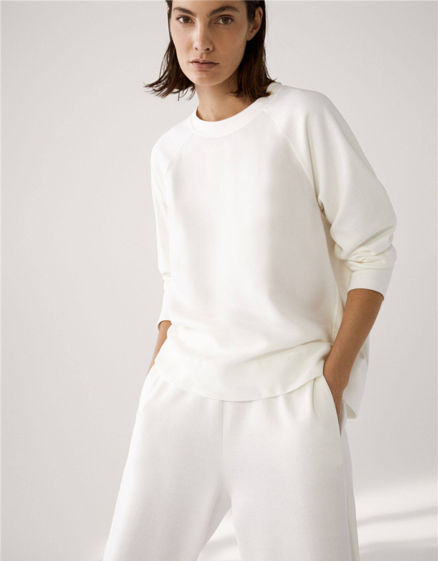 Осенний демисезонный дизайнерский спортивный костюм, свитшот с молнией, штаны, Испания, городской стиль для девушки 