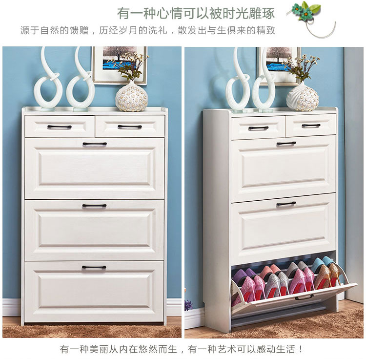 tối giản hiện đại giày mỏng lắp ráp quạt đơn giản châu Âu 17 cm công suất lớn nền kinh tế nội sảnh giày - Buồng tủ sách gỗ