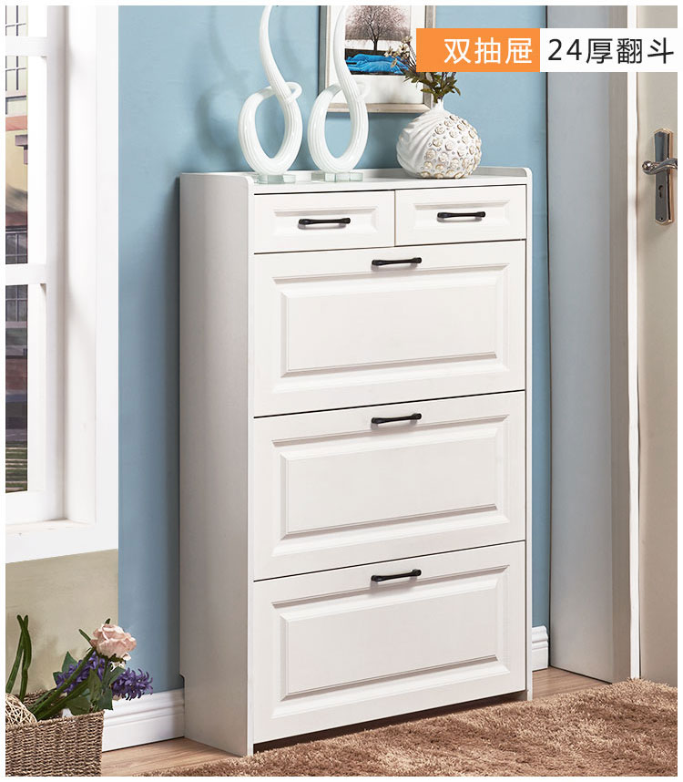 tối giản hiện đại giày mỏng lắp ráp quạt đơn giản châu Âu 17 cm công suất lớn nền kinh tế nội sảnh giày - Buồng tủ sách gỗ