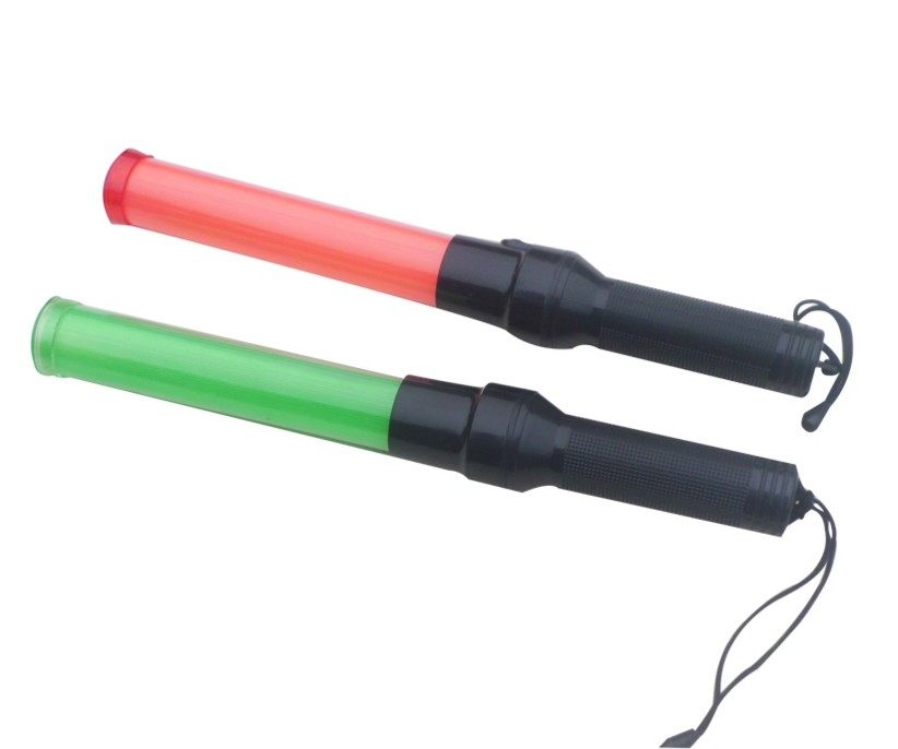 Fire traffic baton Fluorescent stick 41CM road evacuation flash luminous baton LED emergency warning light