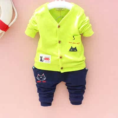 儿童装7春秋3-5周岁两件套装6潮4岁小孩衣服2男孩夏款1韩版酷男童