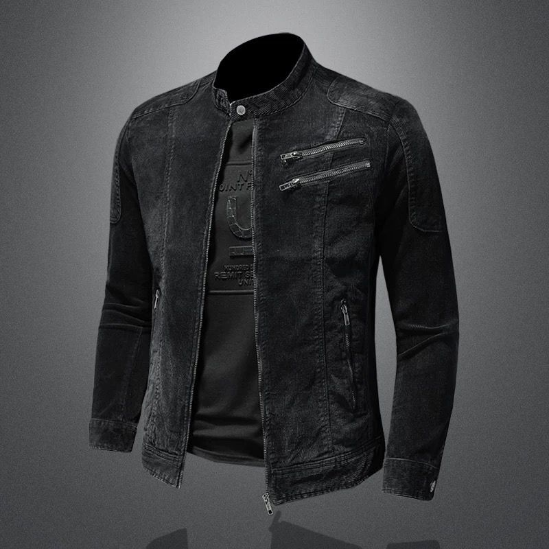 Marvel Venom Spring and Autumn New Denim Jacket for Men, European and American Casual Stand Collar Zipper Jacket, Motorcycle Riding Jacket, Trendy Marvel Venom Spring and Autumn New Denim Jacket for Men, European and American Casual Stand Collar Zipper Jacket, Motorcycle Riding Jacket, Trendy