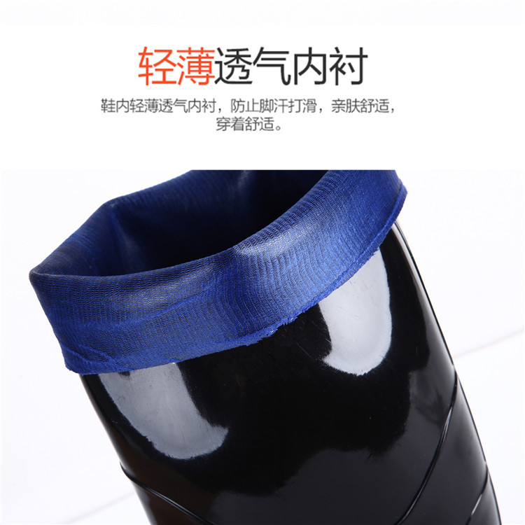 Chịu mài mòn mưa khởi động của nam giới giày nước mưa khởi động nước khởi động không trượt không thấm nước ống cao trong câu cá nhựa bao bọc ngoài bảo hiểm lao động giày cao su giày chống nước đi phượt