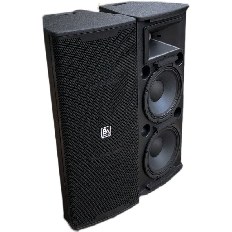 18 centibirch plywood outdoor performance KTV with wheel paparazzi Double 12 stage full-frequency speaker box empty speaker