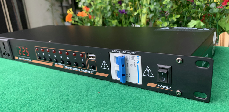 With display practical supporting 4 square wire professional audio KTV special 8-way 10-channel power sequencer