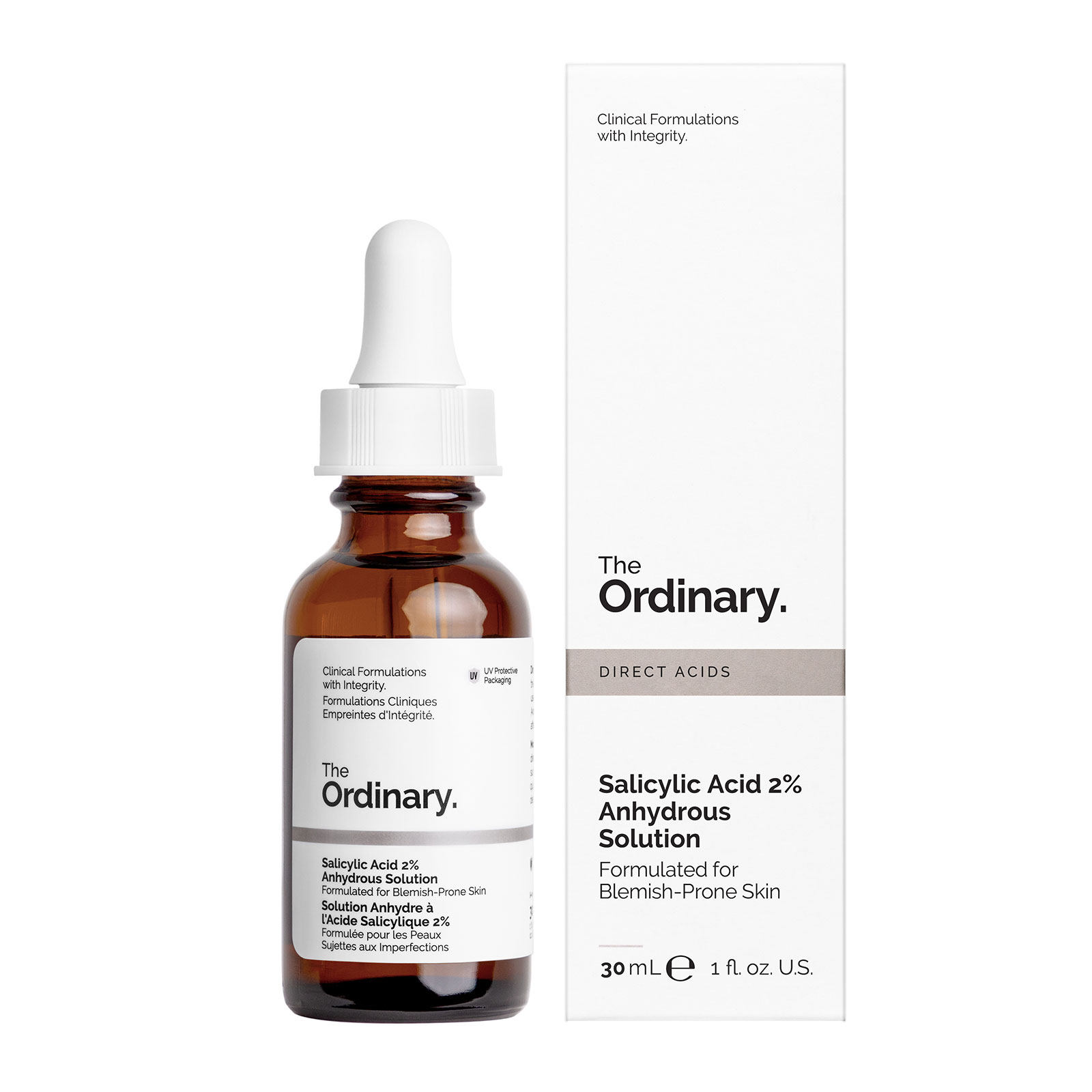 New product The Ordinary 2 % salicylic acid water - free semen 30ml of pores