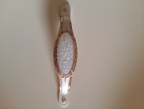 Advanced European antique Topaz White Jade handle high-end handle