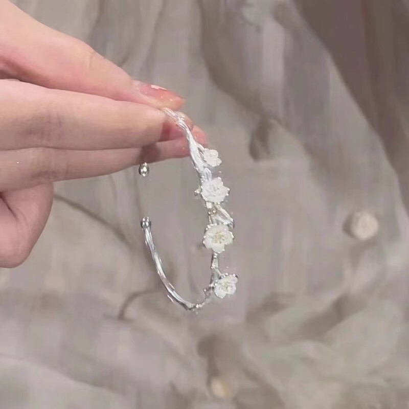 Osmanthus Bracelet ins Niche Sweet Student Simple Temperament Cool Style Best Friend Bracelet Open-Ended Girly Bracelet