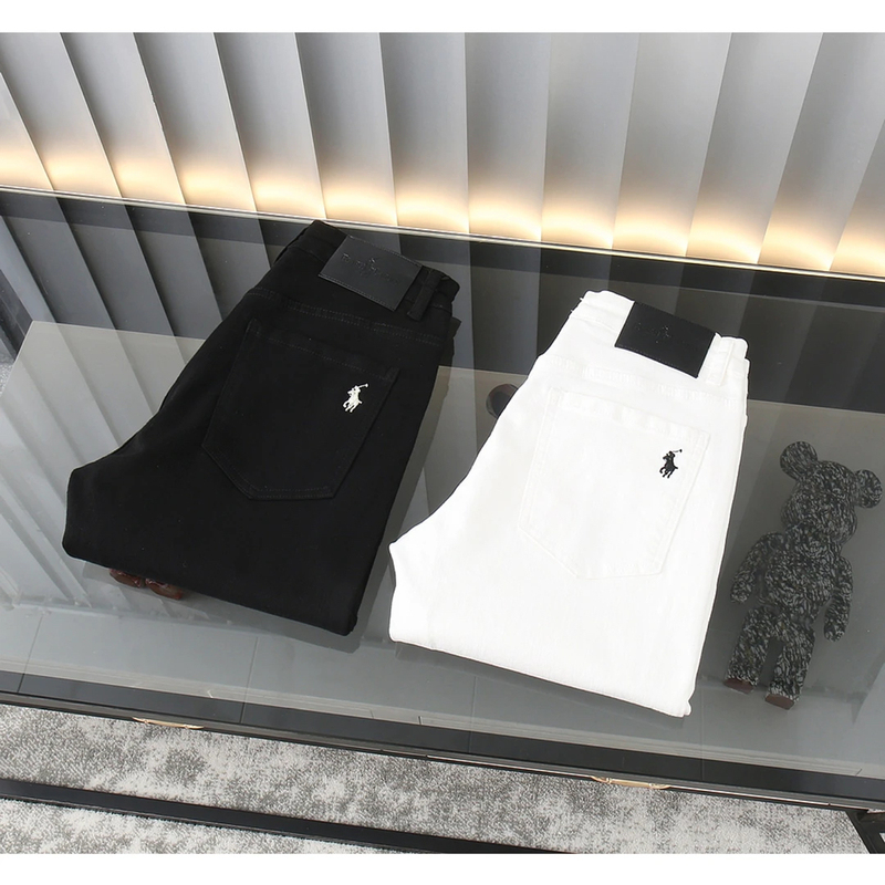 Simple and Clean White Cropped Jeans, New Summer Korean Style, Versatile, Slimming, Stretchy, Embroidered, Slim-Fit Skinny Pants