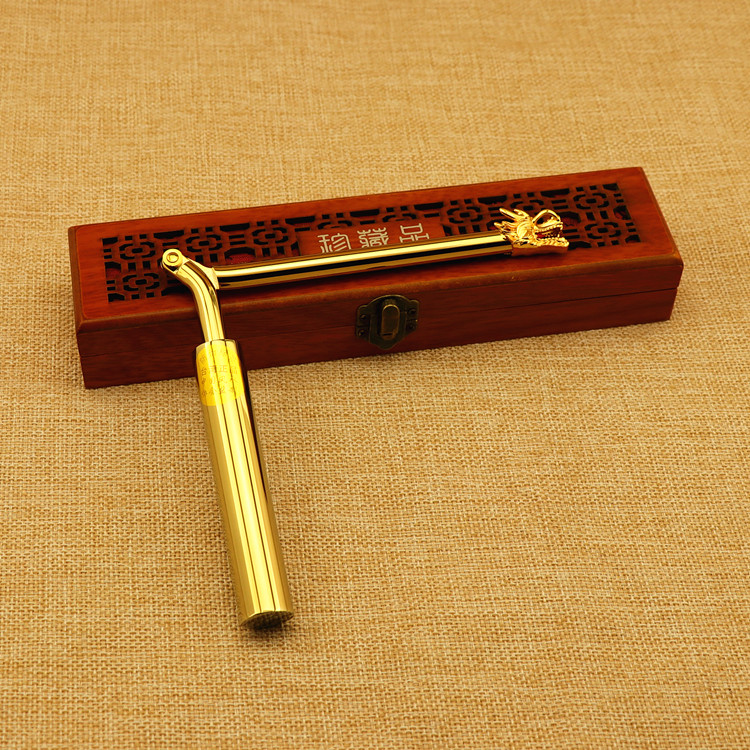 Pure copper poplar folding-seeking dragon ruler probing rod hydrometer auxiliary compass tool-Taobao