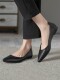 2026 Genuine Leather Pointed Toe Flat Work Shoes for Women, Soft Sole, Comfortable for Work, Not Tiring for Feet, Workwear Professional Women's Shoes