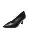 Flight Attendant Etiquette Professional Women's Shoes for Work, Black 3cm High Heels, Stiletto Pointed Toe Single Shoes, Women's Work Shoes