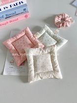 ours_oir｜Imported fabrics Korean style ins bow handmade homemade milk puff quilted coaster insulation pad